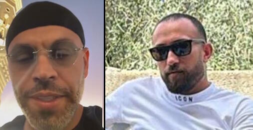 من اليسار: نور حريري ورامي عثمان 