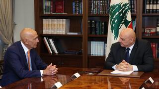 الرئيس عون والمبعوث الامريكي توماس باراك