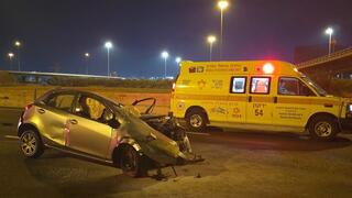 مصرع رجل في حادث سير ذاتي على شارع 6 قرب مفترق طرق كفر قاسم