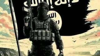 علم داعش في طوبا