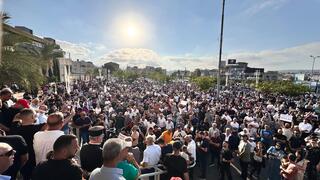 عشرات الآلاف من المتظاهرين في سخنين
