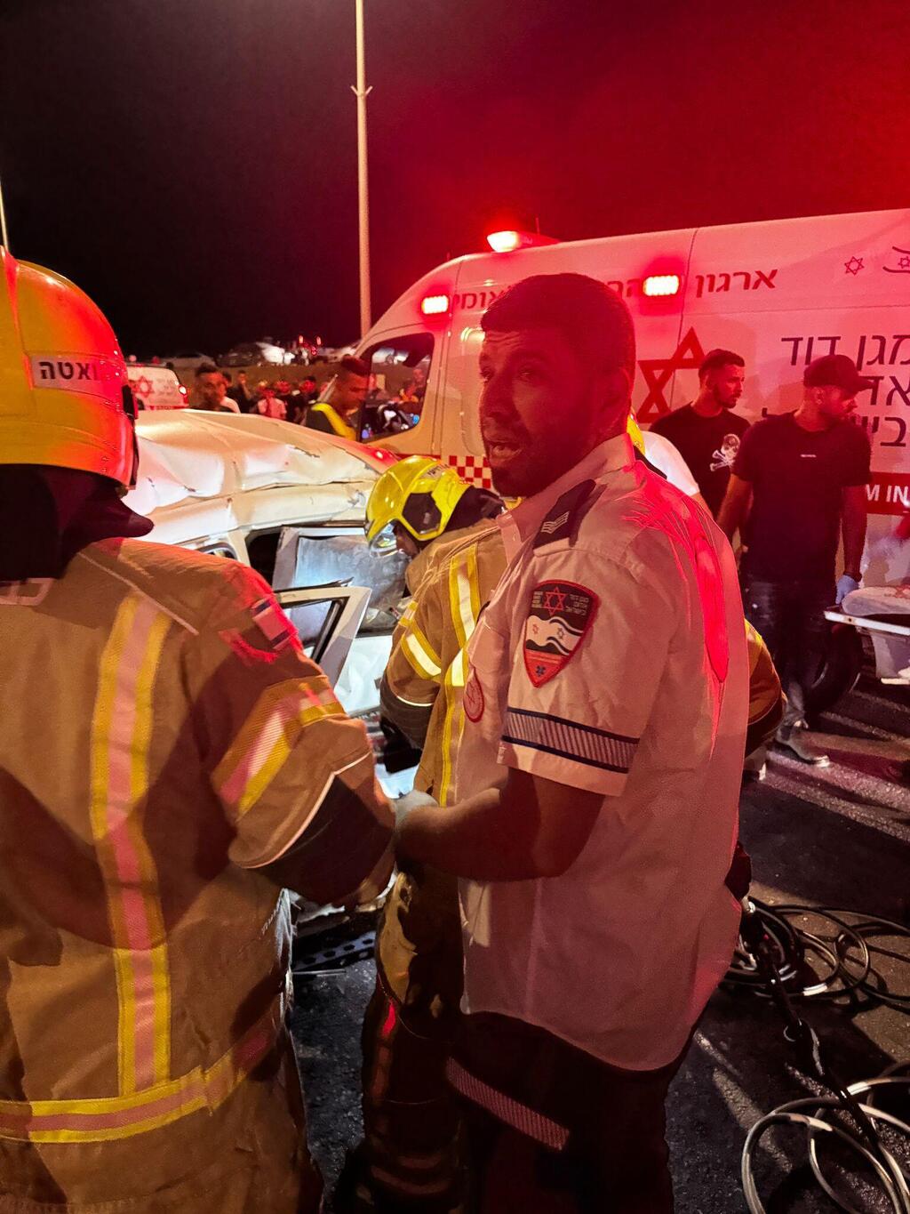 حادث طرق في النقب