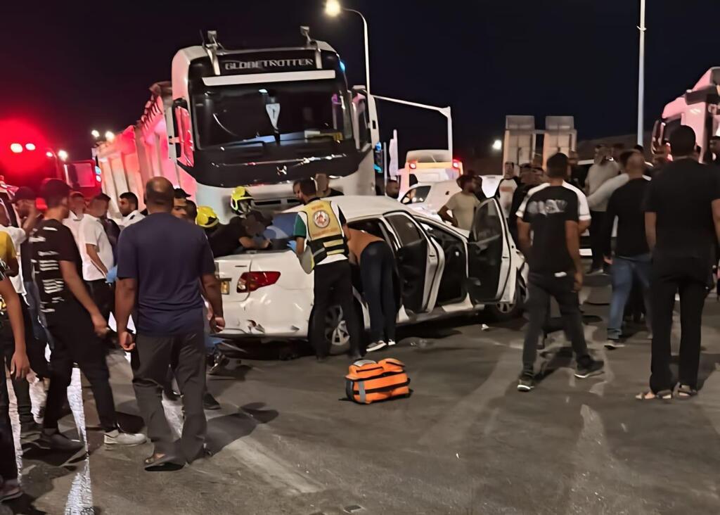 حادث طرق في النقب 