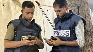 أنس الشريف ومحمد قريقع