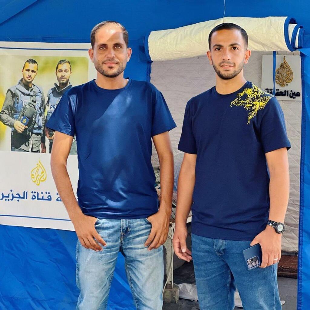 أنس الشريف ومحمد قريقع