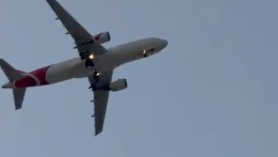 طائرة لشركة إركياع وعلى متنها 160 راكبا تفشل للمرة الثالثة في إجراء هبوط اضطراري في مطار بنغريون بسبب عطل في إطاراتها واستدعاء سلاح الجو