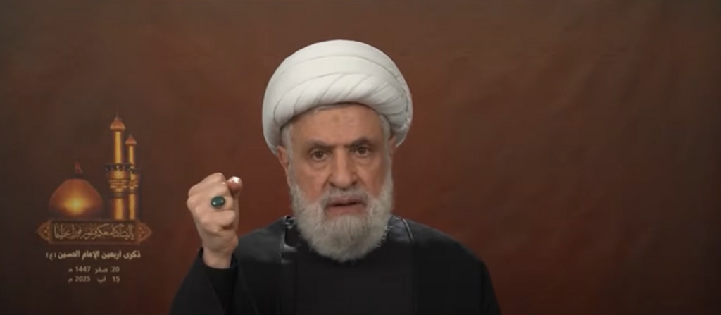 الأمين العام لحزب الله الشيخ نعيم قاسم