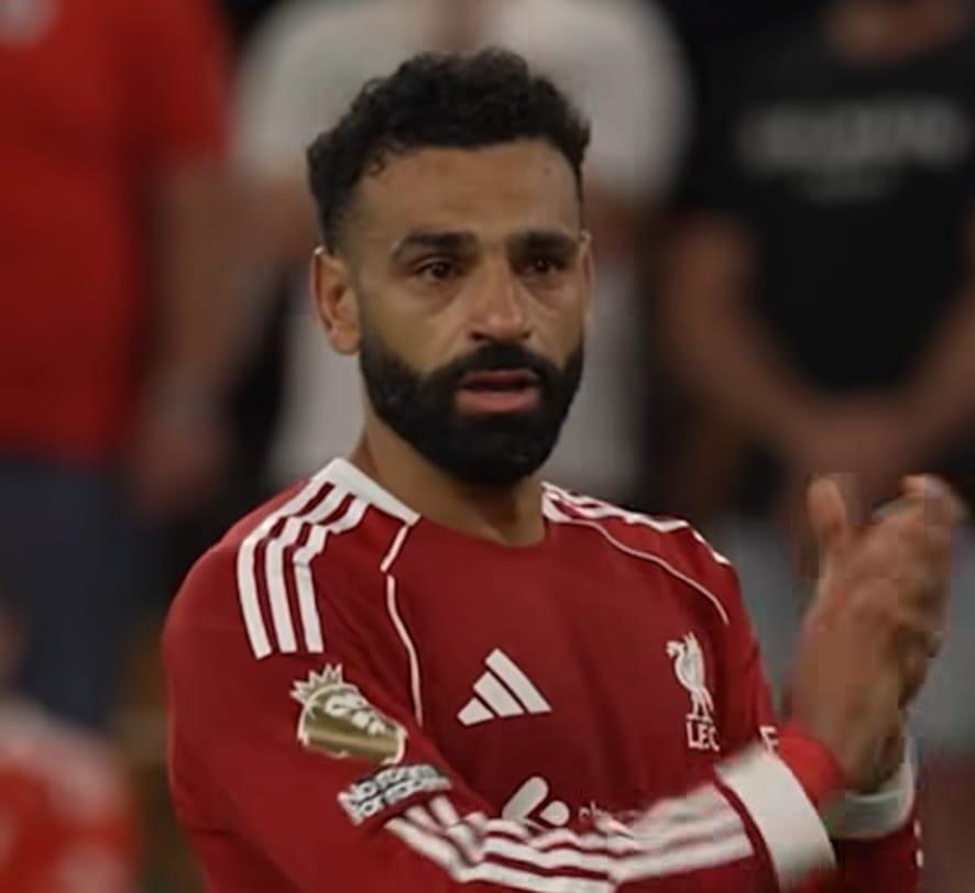 محمد صلاح يبكي في وداع جوتا
