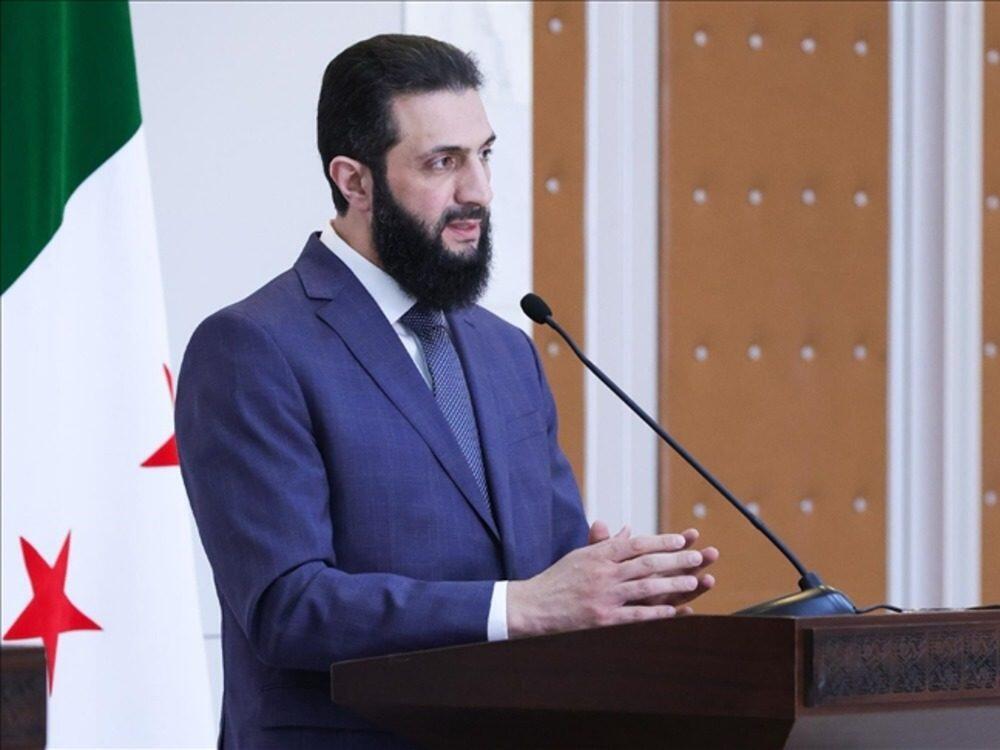 الرئيس السوري احمد الشرع