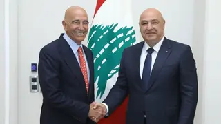 من لقاء سابق بين الرئيس اللبناني والمبعوث الأمريكي توم براك 