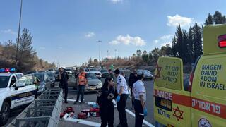 حادث طرق مروع على شارع رقم 1