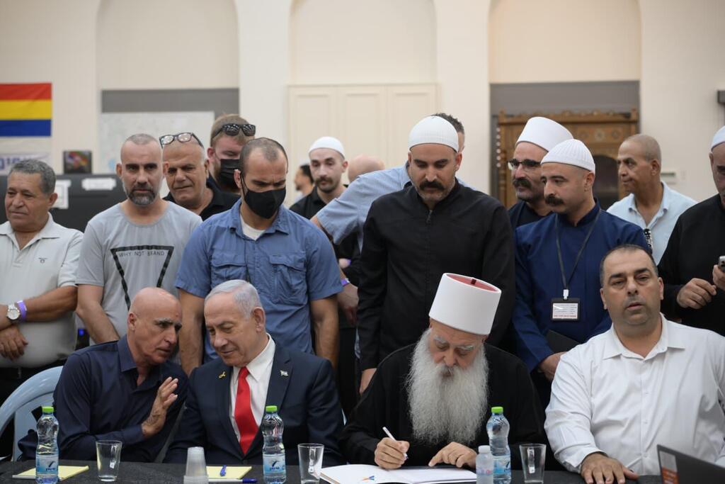 نتنياهو يزور جولس ويلتقي الشيخ موفق طريف