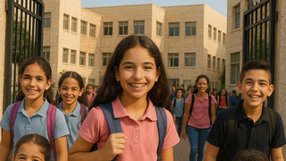 اليوم الأول من افتتاح السنة الدراسية الجديدة 