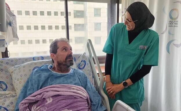 سجا بدران - ممرضة تنقذ حياة رجل جاء لزيارة امه بالمستشفى
