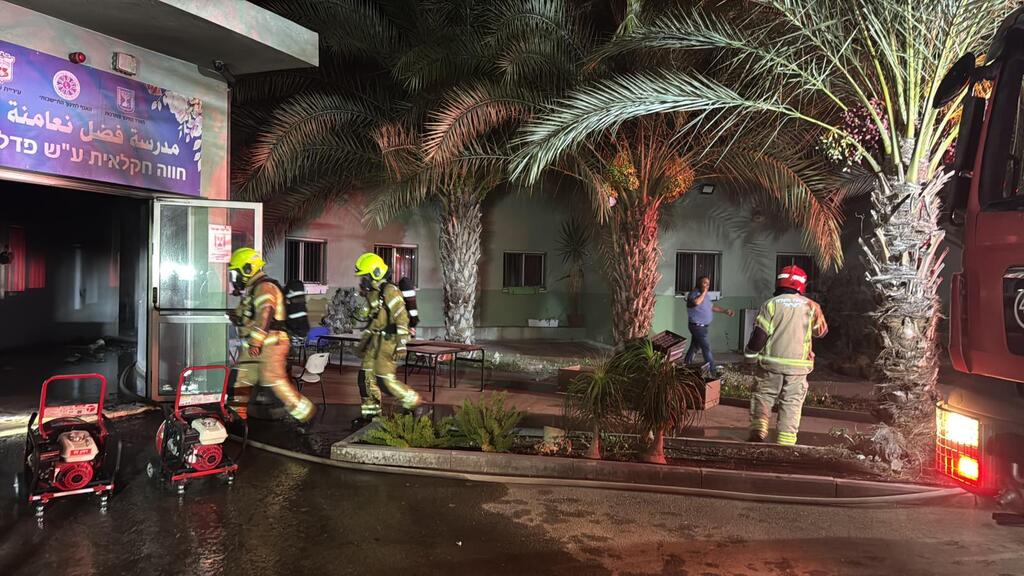 حريق في مدرستين بمدينة عرابة