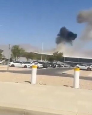 استهداف مطار رامون بمسيرة يمنية