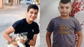 الفتيان محمد ساري علاونة (14 عاما) وعبد العزيز نوح مجارمة (14 عاما)