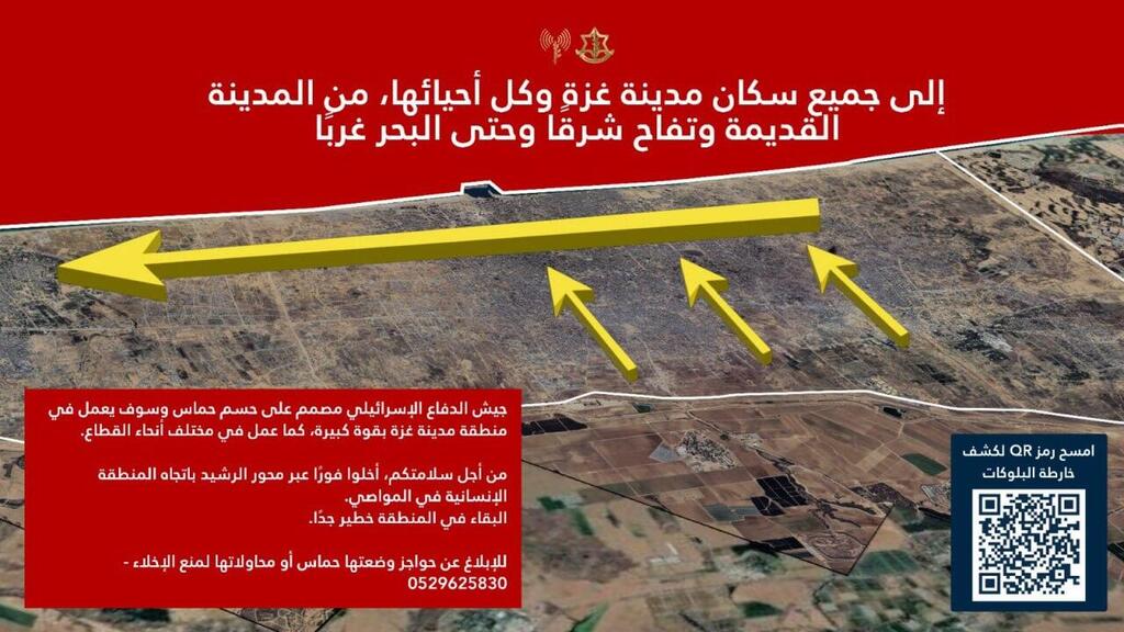 إخلاء مدينة غزة