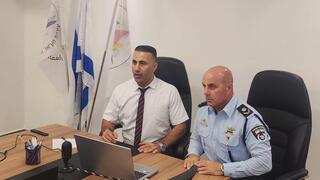 قائد شرطة الشمال يلتقي رئيس بلدية المغار