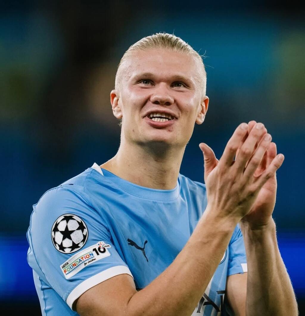 هالاند (الصفحة الرسمية لنادي مانشستر سيتي) هالاند