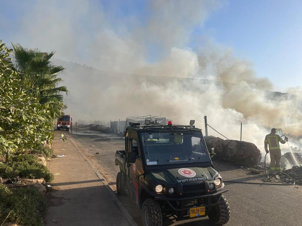 حريق كبير في البعينة نجيدات