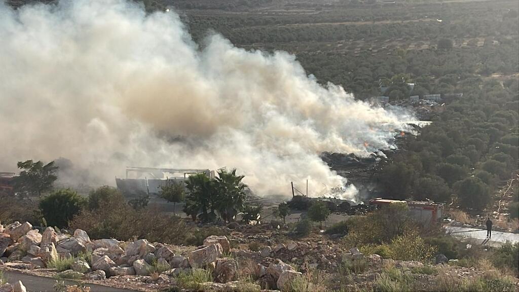 حريق كبير في البعينة نجيدات