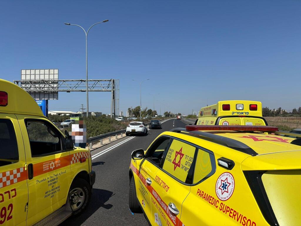 دهس (نجمة داوود الحمراء) دهس قرب حيفا