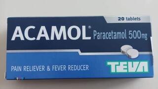دواء أكامول من فصيلة الباراسيتامول 