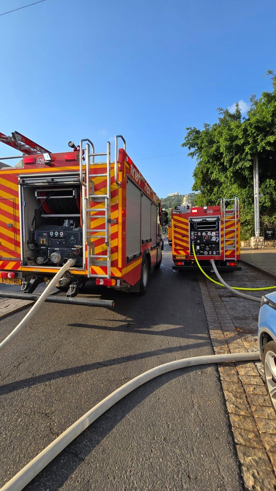 حريق في مطعم بحيفا دون وقوع إصابات