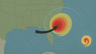 عاصفة استوائية تقترب من الولايات المتحدة 