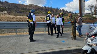 من موقع عملية الدهس جنوب القدس