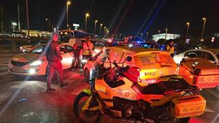 حادث دهس على شارع 4 قرب عين همفراتس