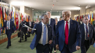 الرئيس دونالد ترامب والمبعوث الامريكي ستيف ويتكوف