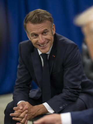 الرئيس الفرنسي إيمانويل ماكرون