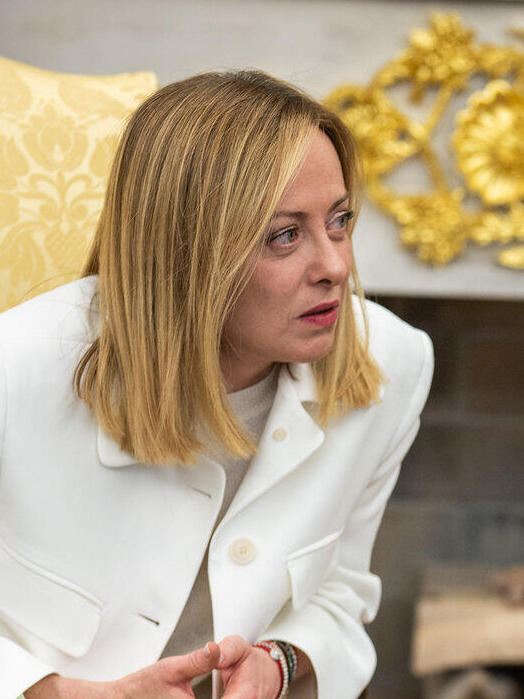 الرئيس دونالد ترامب مع رئيسة وزراء إيطاليا جورجيا ميلوني