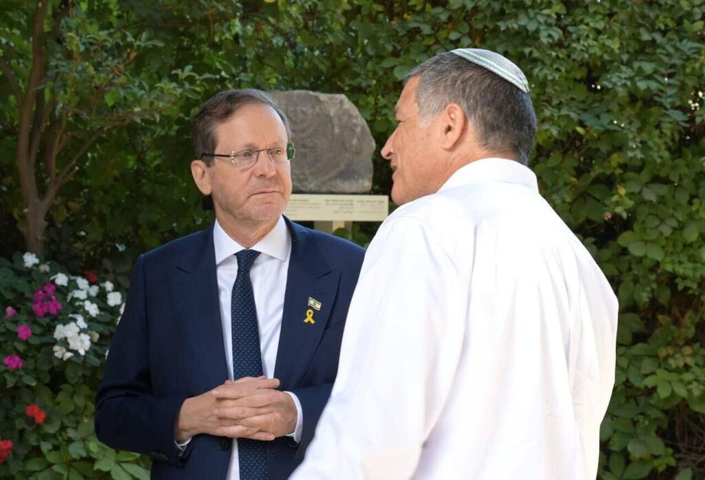 هرتسوغ يلتقي رئيس الشاباك الجديد دفيد زيني