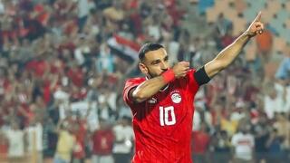 محمد صلاح بقميص المنتخب المصري