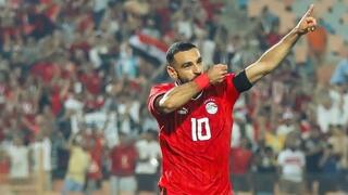 محمد صلاح بقميص المنتخب المصري