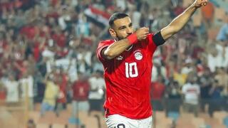 محمد صلاح بقميص المنتخب المصري
