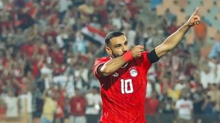 محمد صلاح بقميص المنتخب المصري