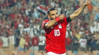 محمد صلاح بقميص المنتخب المصري