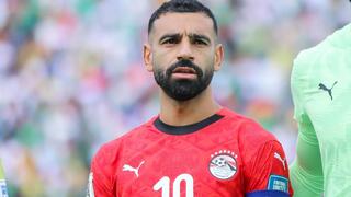 محمد صلاح بقميص المنتخب المصري