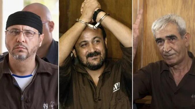  خمسة اسرى في صلب التفاوض الفلسطيني الإسرائيلي