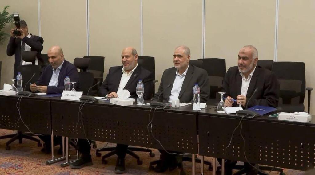 وفد حماس في مفاوضات شرم الشيخ
