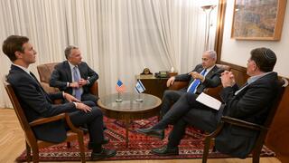 نتنياهو مع ويتكوف وكوشنر ودرمر