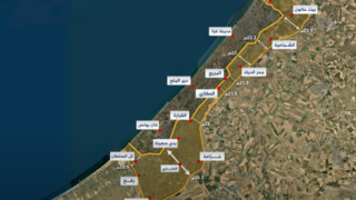 خط انسحاب الجيش من غزة المعلن