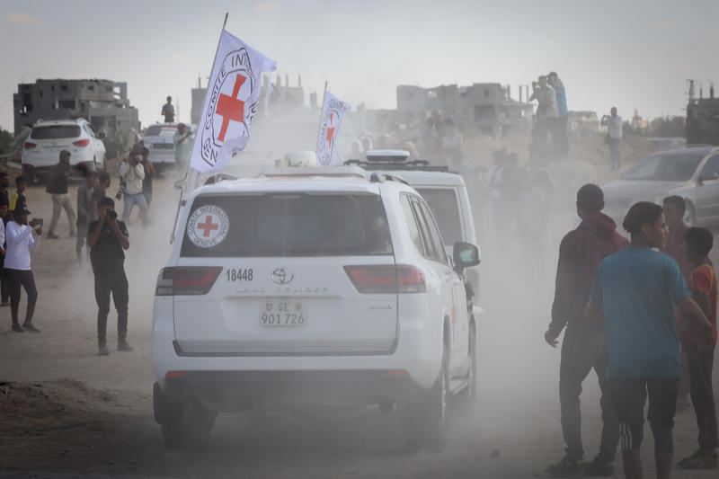 الصليب الأحمر في غزة
