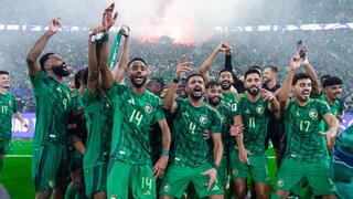 المنتخب السعودي بعد لقائه مع العراق