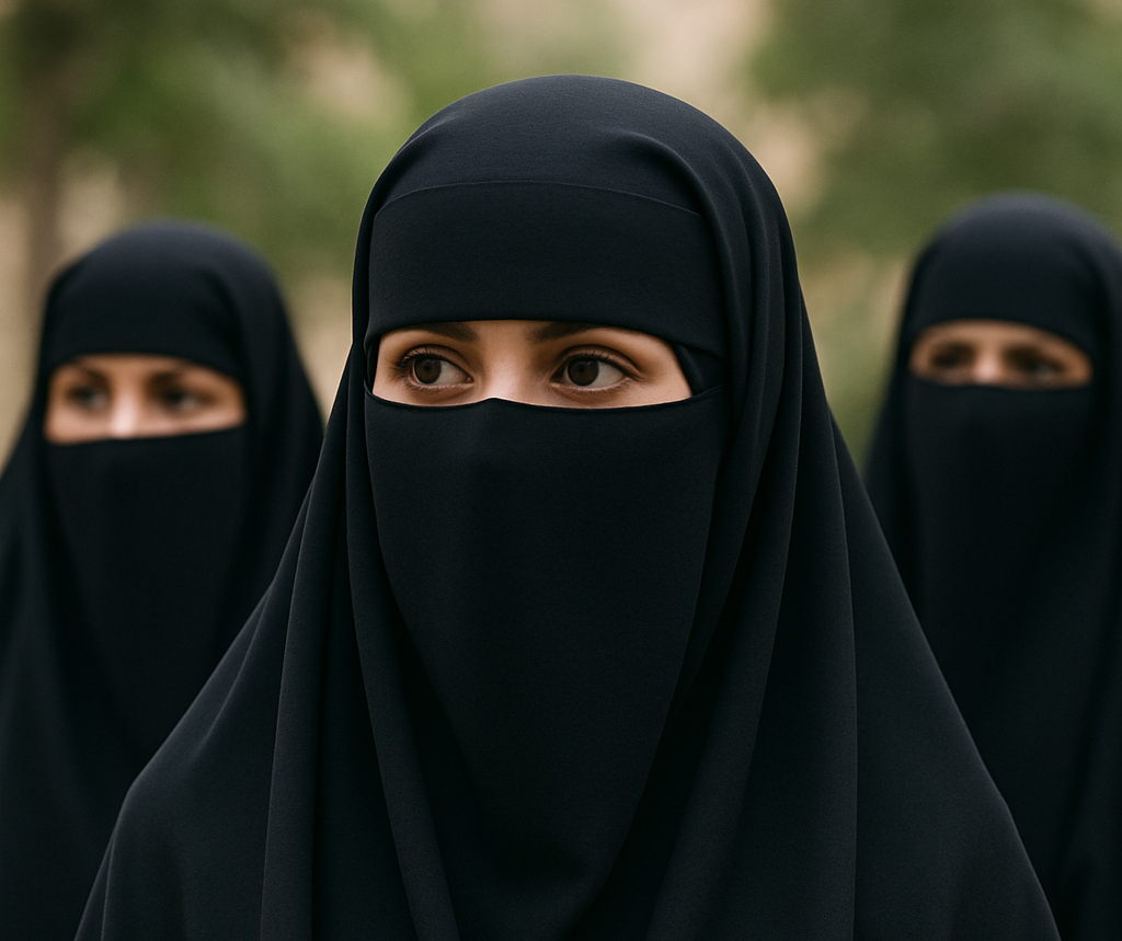 نساء يرتدين النقاب - صورة توصيحية