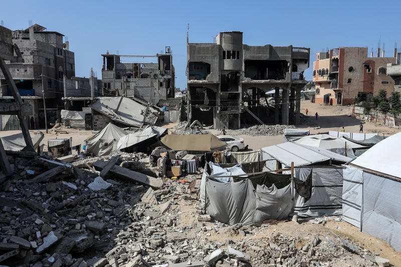 دمار كارثي في قطاع غزة (Flash90)  دمار كارثي في قطاع غزة